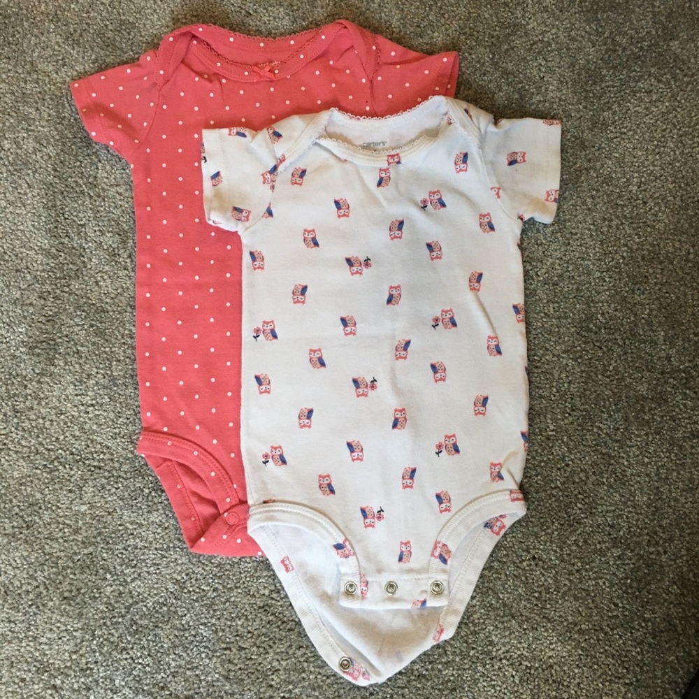 Set of 2 girls bodysuits